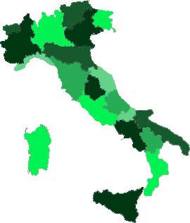Clicca sulla tua regione